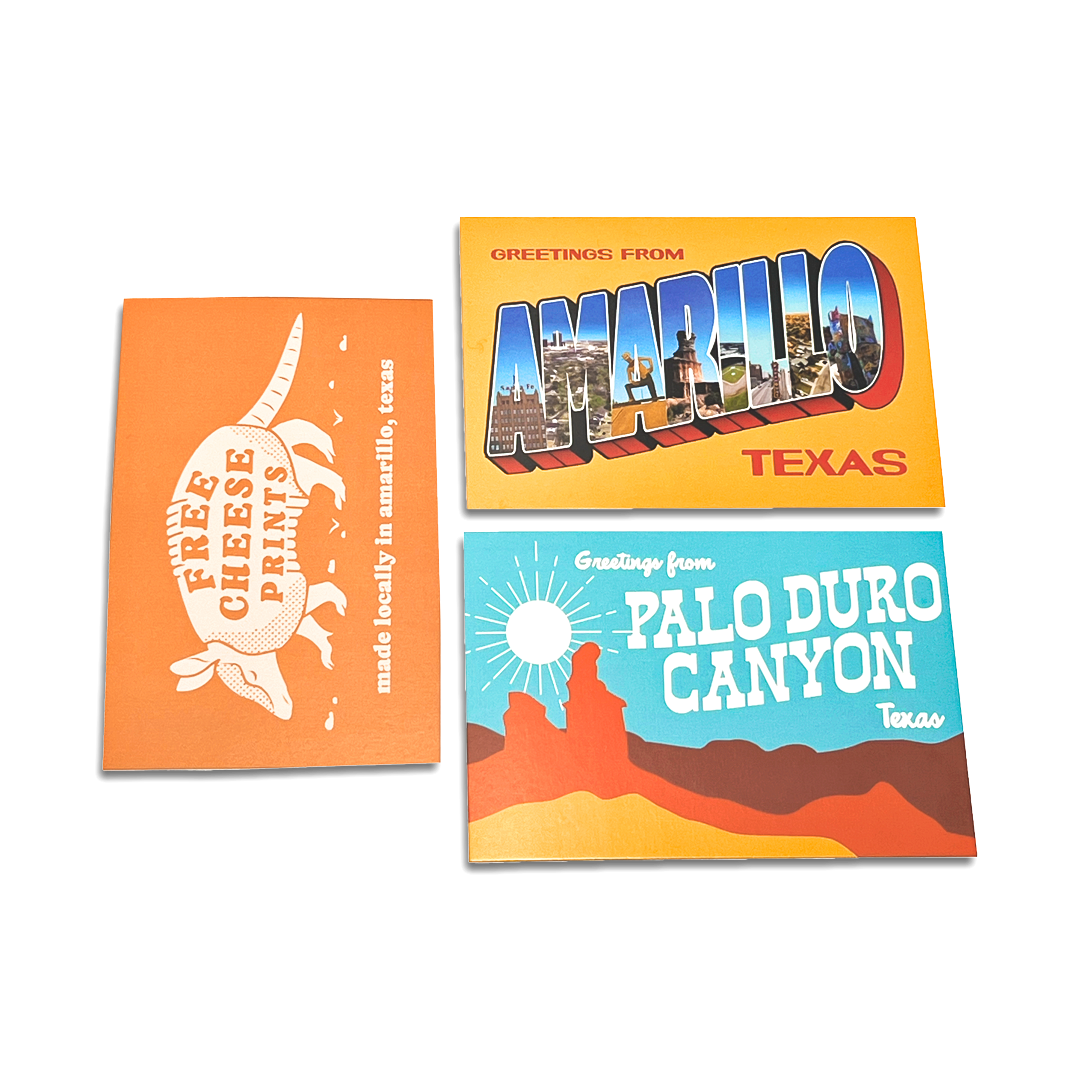 Greetings from Amarillo Postcard