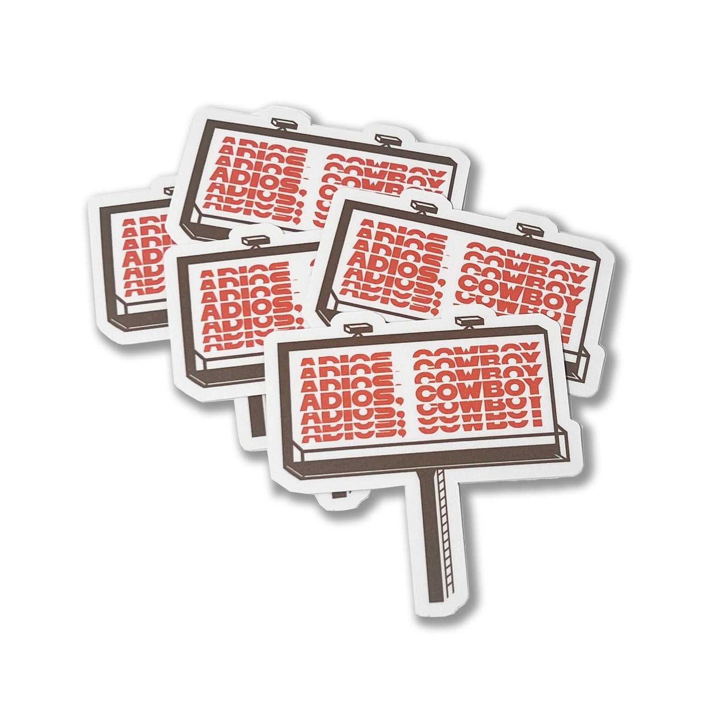 Adios Cowboy Sticker