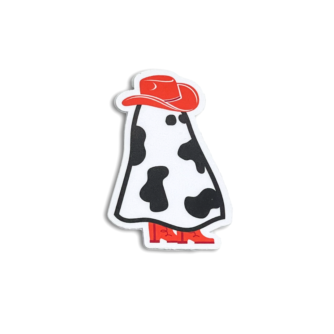 Cowboy Ghost Sticker