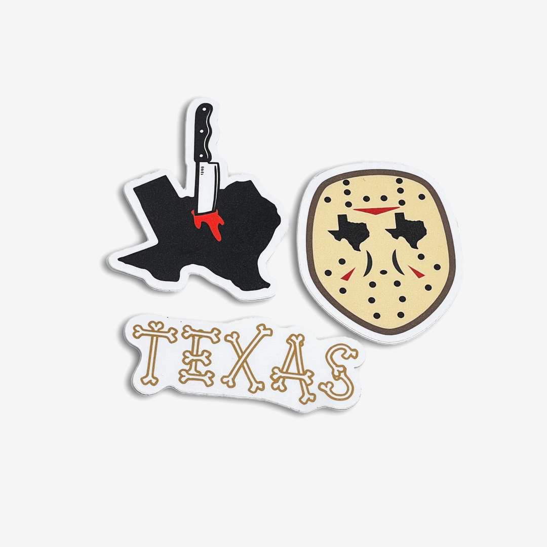 Texas Halloween Sticker Pack