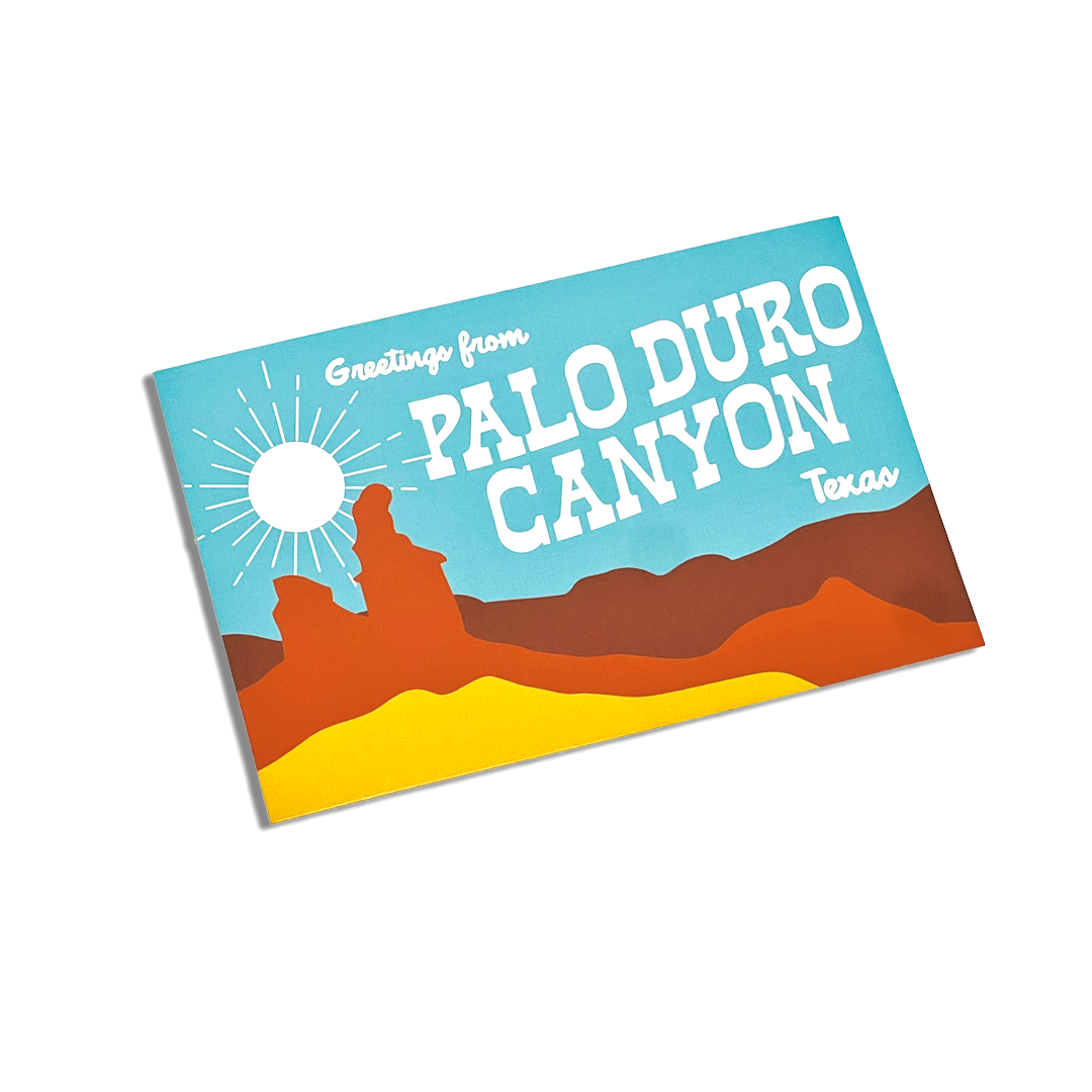 Palo Duro Canyon Postcard